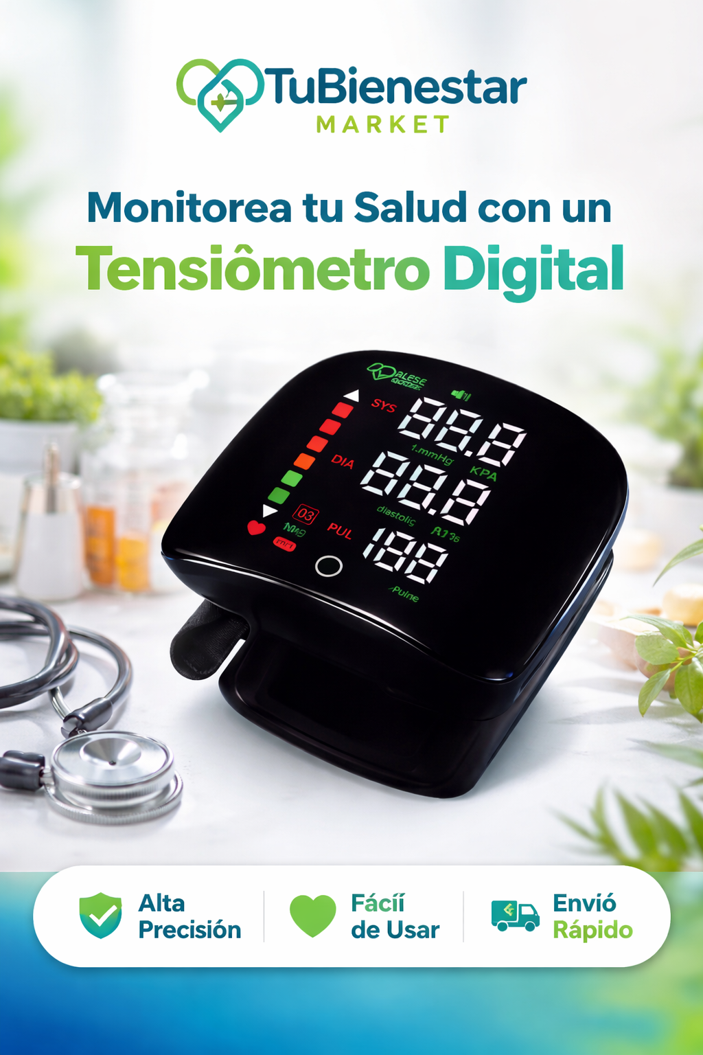 🩺 Monitor de Presión Arterial 💖